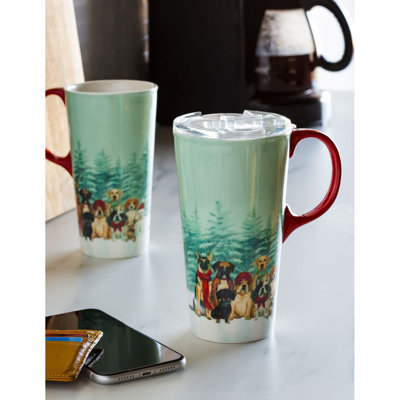 Evergreen Enterprises, Inc Ceramic Travel Mug