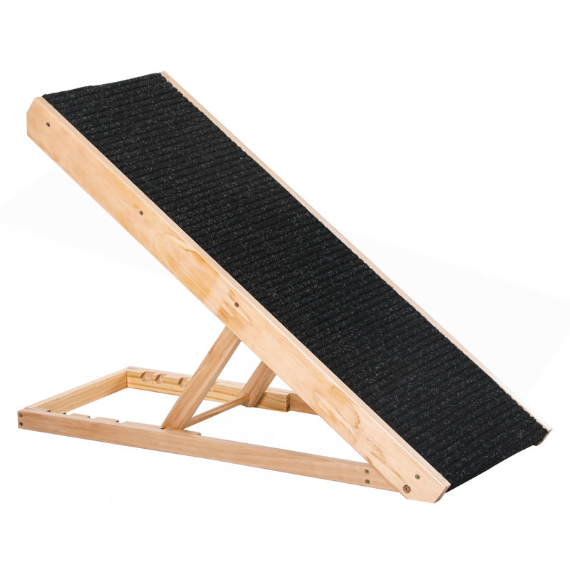 Rampe surélevée pour chiens, chats, lapins, réglable en hauteur et pliable