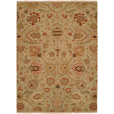 Wool Floral Area Rug