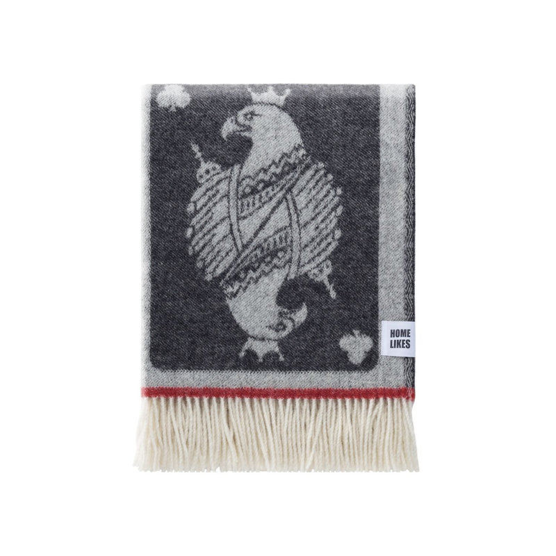Playing Cards Recycled Merino Wool Throw