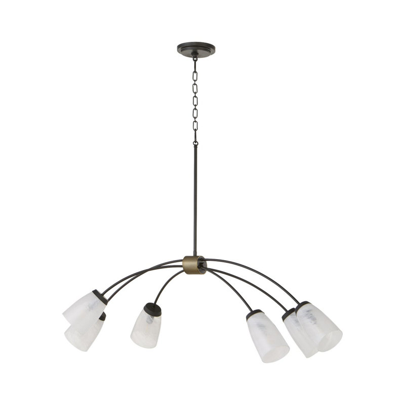 Brandais Chandelier, Matte Black