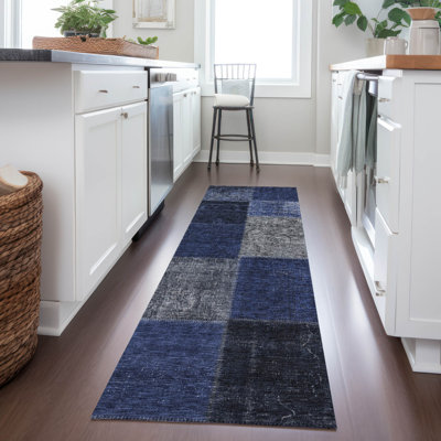 Fareham Washable Patchwork Indoor / Outdoor Rug