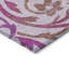 Tapis floral beige en polyester tissé à la machine Fritch-297425783