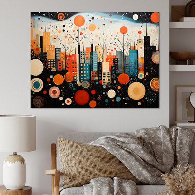 New York City Midcentury Collage VII - City New York Canvas Wall Art