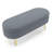 Oval Storage Bench With Metal Legs-1924148047