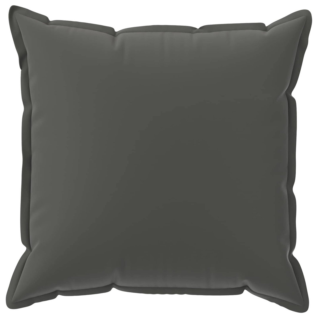 Vidaxl Cushion Cover 2 Pcs Houten Anthracite 60 X 60 Cm Polyester, Black - Image 2