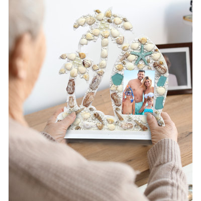 Yael White Solid Wood Picture Frame