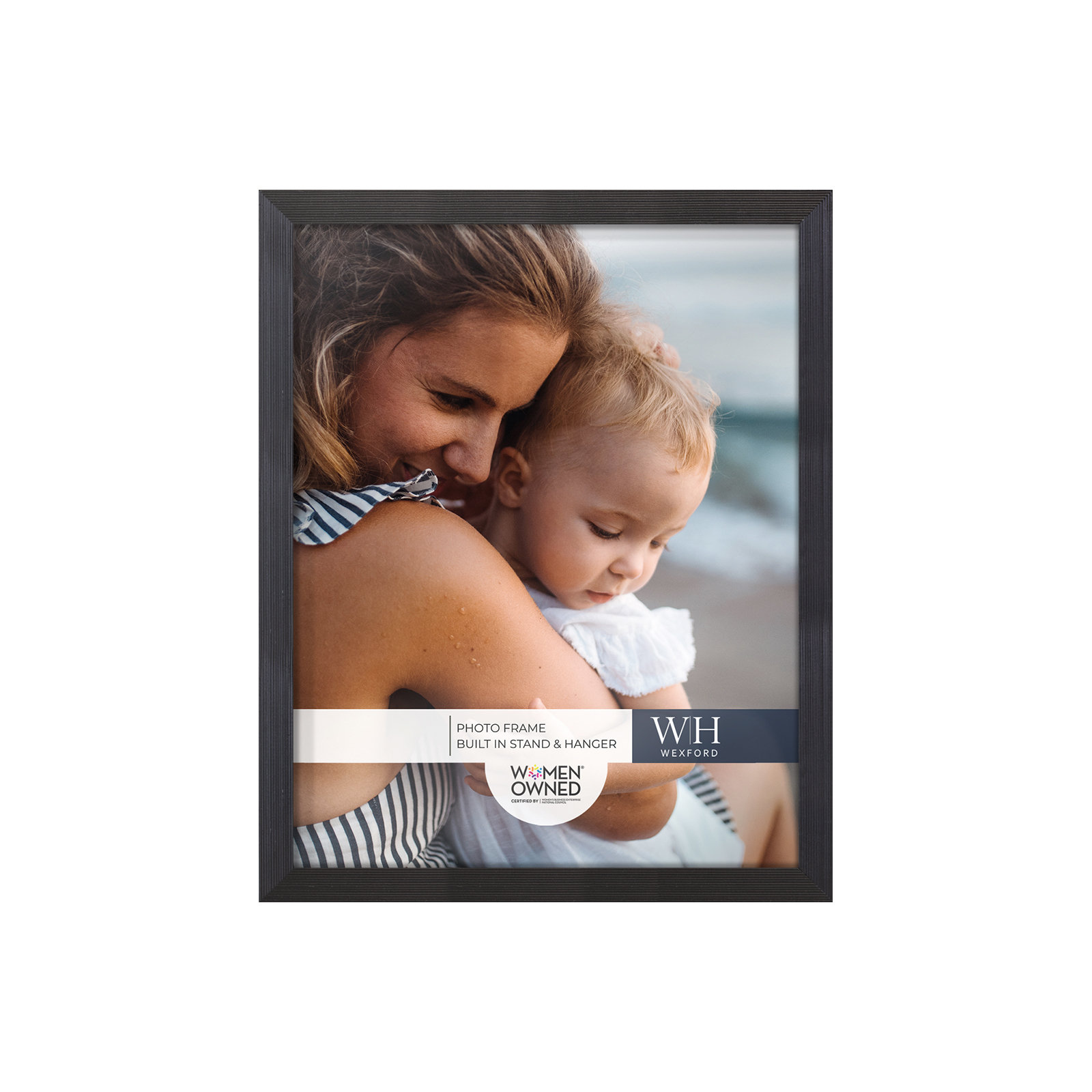 Apolline Wood Picture Frame, Ebony, 11" x 14"