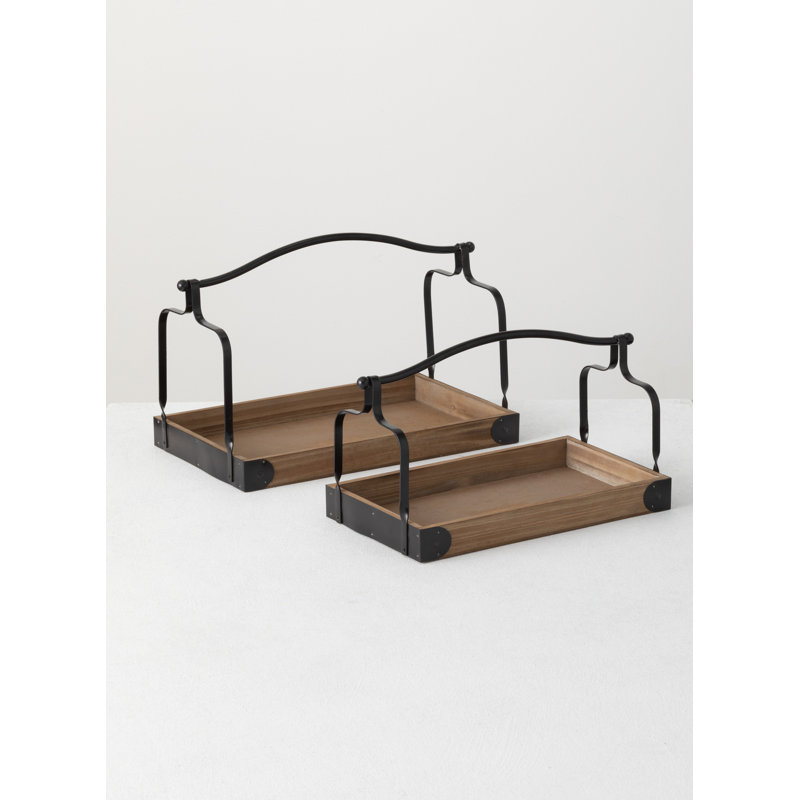 Plateau / repose-pieds en bois Porchella