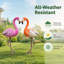Flamant rose en plastique, rose, orange-133033157