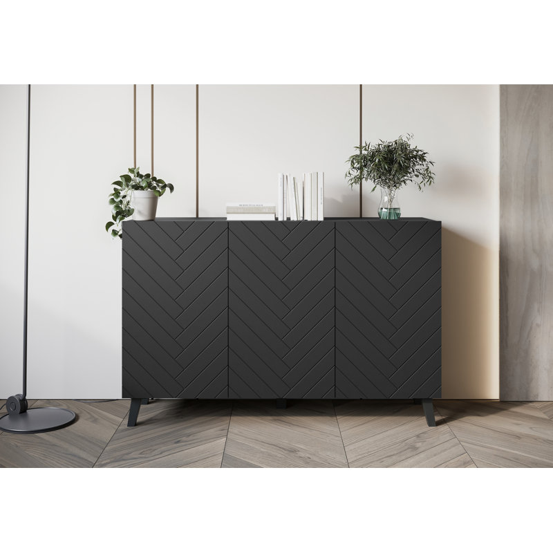 Demitric 120cm Sideboard, Black