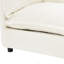 Chaise rembourrée moderne avec repose-pieds mobile 47 po Modern-457000795