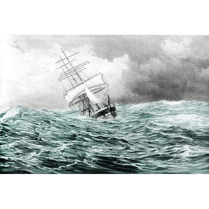 « gross eaux », reproduction d’art sur toile tendue, 40 po x 60 po