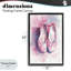 Cadre flottant Blush Ballet Pantoufles, design par Ray Powers-653749325-653749312