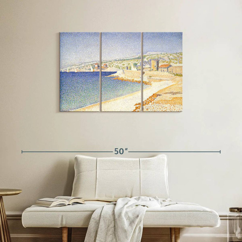 Gillard The Jetty At Cassis Opus 198, H 24 po x l 38 po
