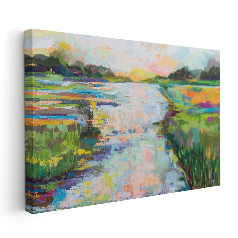 «Dancing Light», reproduction d'art sur toile, H 12 po x l 18 po