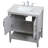 Scottsbluff 30'' Single Bathroom Vanity with Engineered Marble Top-1246787338