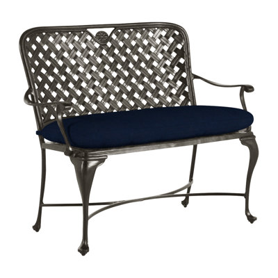 Provance Aluminum Bench - Slate Gray