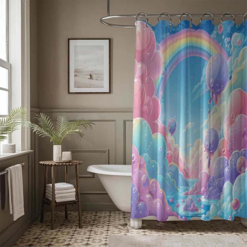 Rideau de douche Balloon Horizon - Premium, H 74 po x l 71 po
