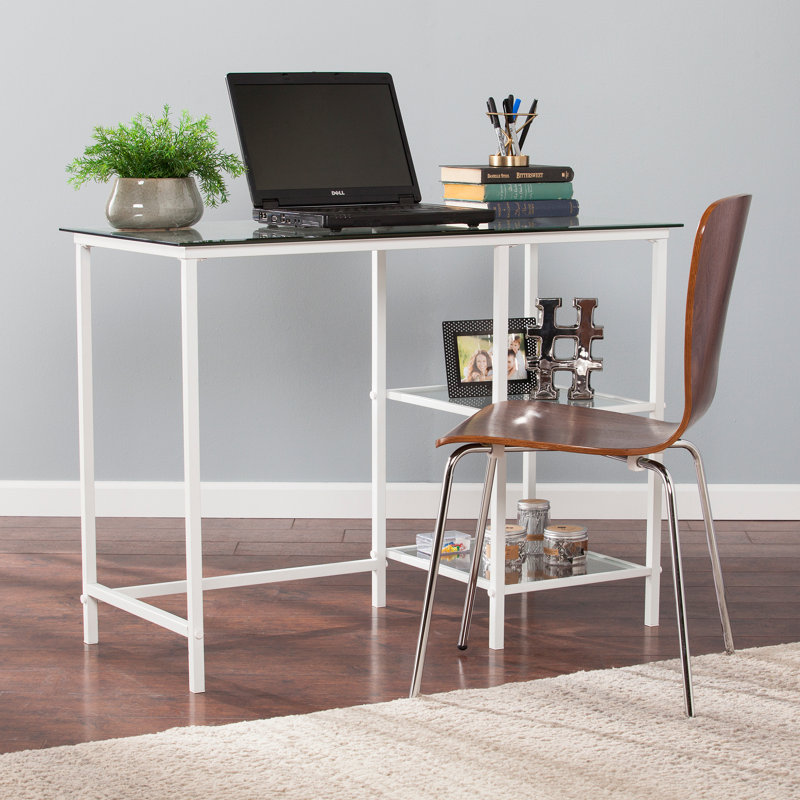 Bureau d'étudiant en métal / verre