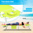 31 Tanning Chair, Adjustable 5 Positions, Spacious Outdoor Lounge, Beach, Deck, Side Pocket And Pillow Heavy Duty Folding Chaise, Patio, Pool, Lawn, Easy To Up-1657244747