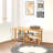 Versatile Natural Color-Vintage Bamboo Shoe Rack Bench, 3-Tier Storage
