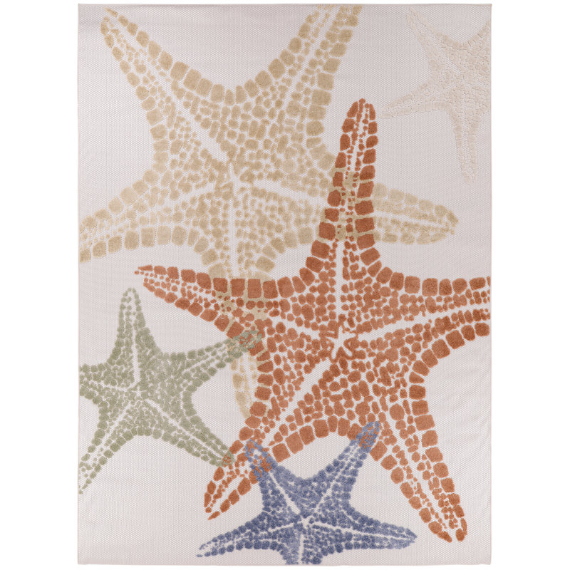 Tapis d'intérieur / extérieur Antwanett, Rectangle 7 pi 10 po x 10 pi 6 po (2)