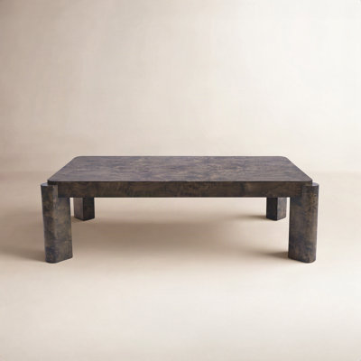 Jakus 47" Burl Wood Coffee Table