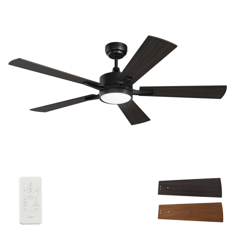 Apex Smart Ceiling Fan With Remote, Light Kit Included, Works With Google Assistant And Amazon Alexa,Siri Shortcut., 56"