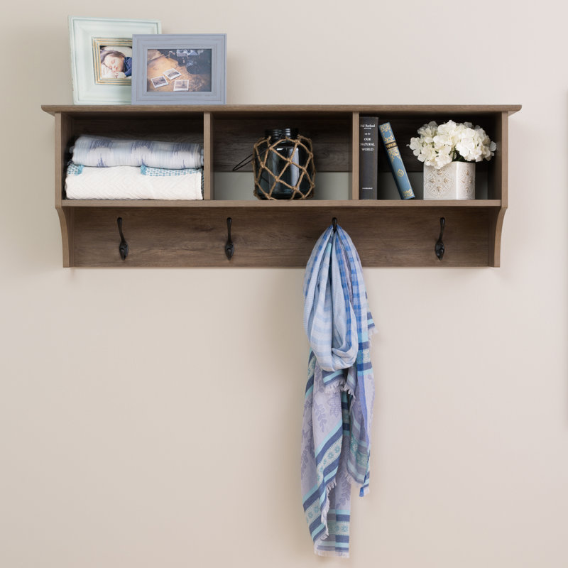 Everlene Wall 4 - Hook Wall Mounted Coat Rack