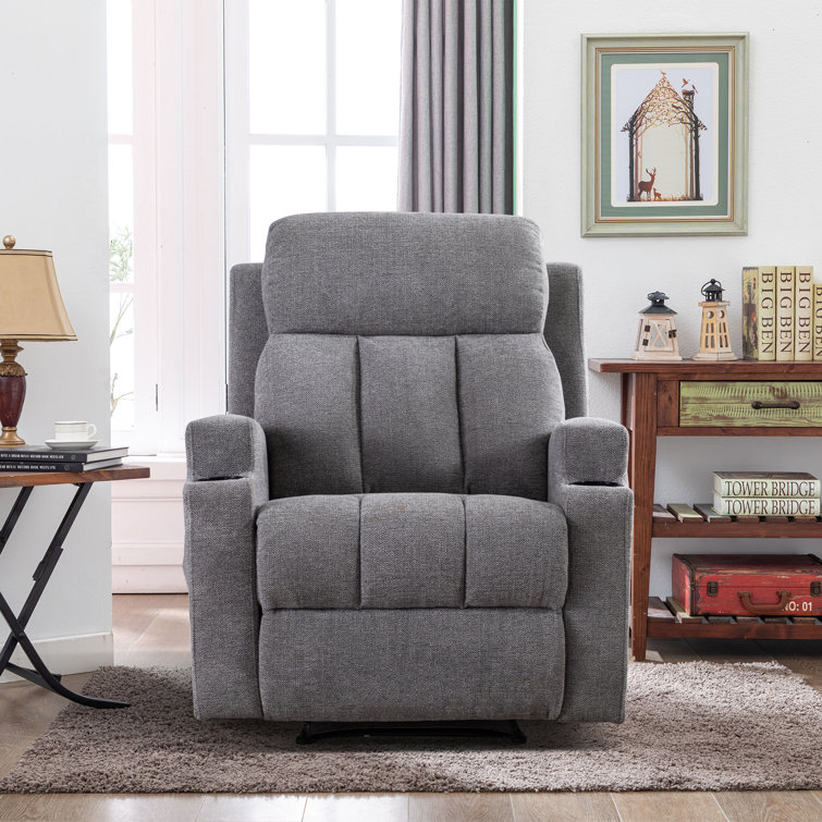 33.46" Wide Breathable Manual Massage Recliner - Spacious & Contemporary