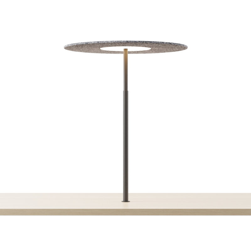 Lampe de bureau Yurei, Noir, noir, noir, noir, Gris anthracite