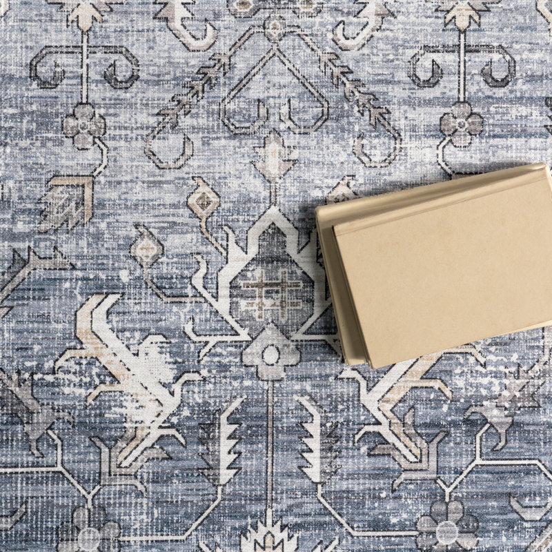 Tapis persan SplashGuard Britt, Tapis de couloir 2 pi 6 po x 8 pi