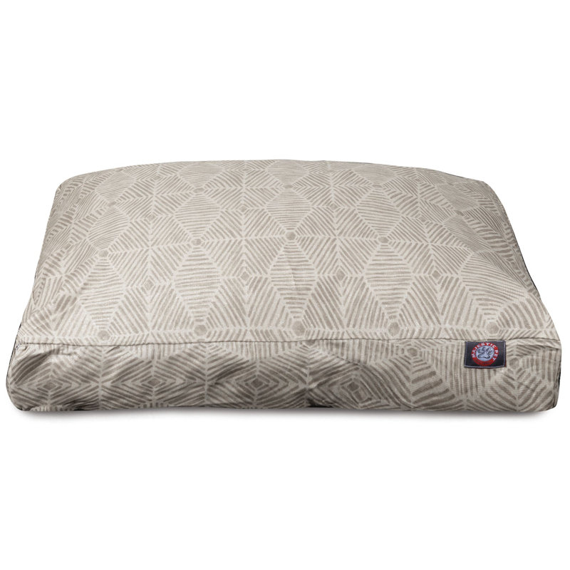 Coussin orthopédique Charlie, Beige métallique, Grand (l 36 po x P 44 po x H 5 po) ;