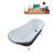 61'' x 27.6'' Freestanding Soaking Acrylic Bathtub-76707068-76707069