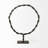 Maniscalco 23" Black Metal Round Braided Tabletop Sculpture-1290920057