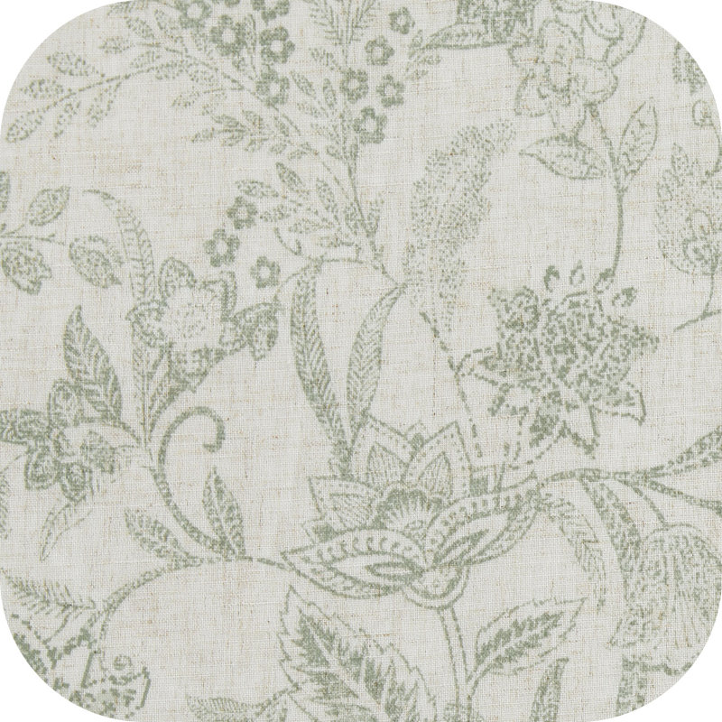 Paire de rideaux avec passe-tringle Jerrolyn , Vert, L 50 po x L 96 po