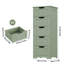 Armoire à linge autoportante blanche l 15,7 po x H 40,1 po x P 11,8 po Alicyn-1753992685-1770425385