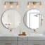 Miroir mural rond en alliage d'aluminium ondulé avec cadre en métal, miroir décoratif moderne pour le salon, la chambre à coucher ou le vestibule-2067710002-2067710003