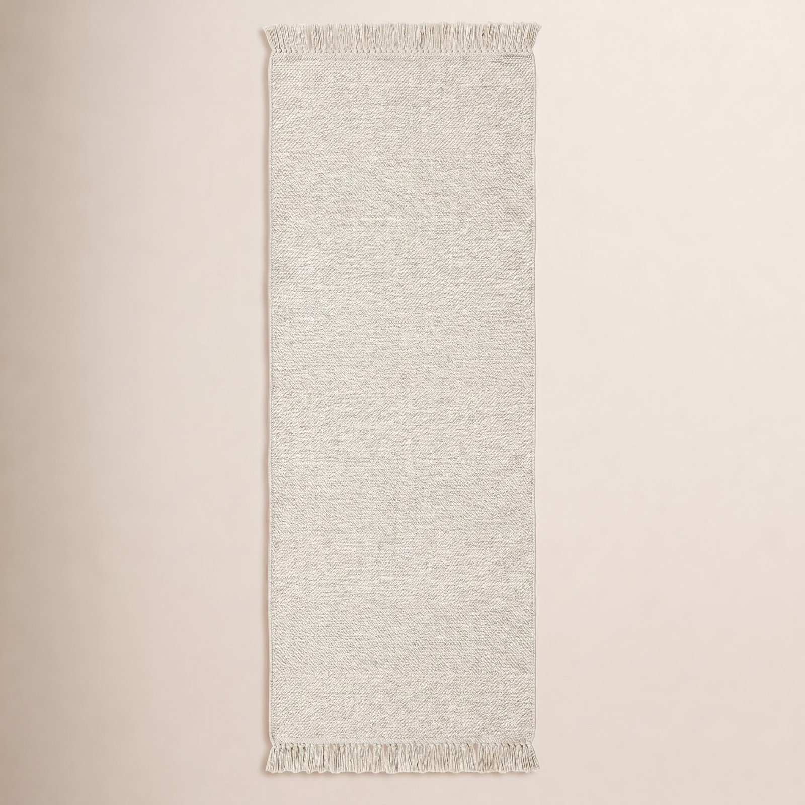 Liska Bisque Hand-Loomed Rug, Runner 2'6" x 8'6"