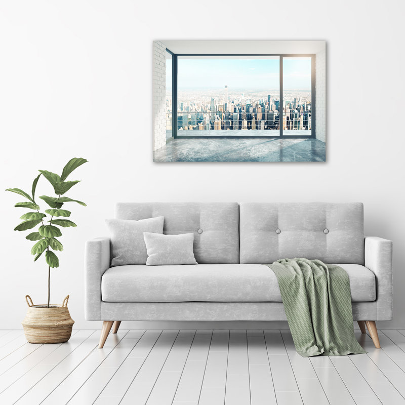 View Of The City - Print, Glass