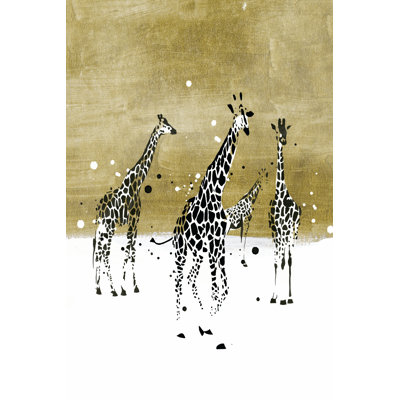 Spotted Giraffe II by Annie Warren - Wrapped Canvas Painting