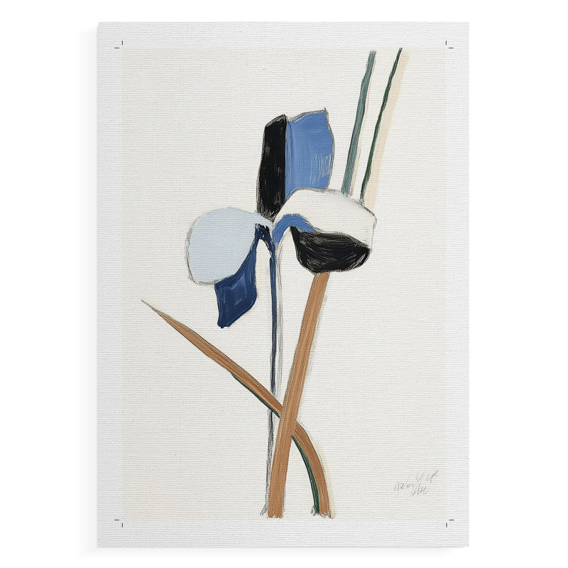 Série FLORAL Dxxiv - impression sur toile seulement - non encadrée, H 18 po x l 12 po