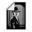 Silhouette in Noir Industrial - Framed Print-38399244-38399238