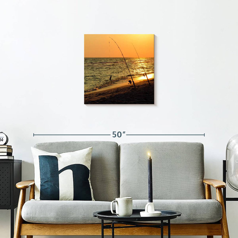 Senne American Sunset Fishing, H 20 po x l 20 po