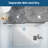 48"W X 76" H Double Sliding Semi-Frameless Tub Door With 1/4"(6mm) Clear Tempered Glass-128967878