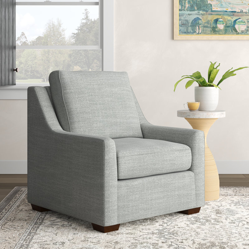 Gemi Upholstered Armchair, Conversation Capri Basketweave