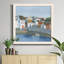 Old Coast Town II - Toile encadrée de qualité supérieure - prête à être accrochée-5011623-5011622