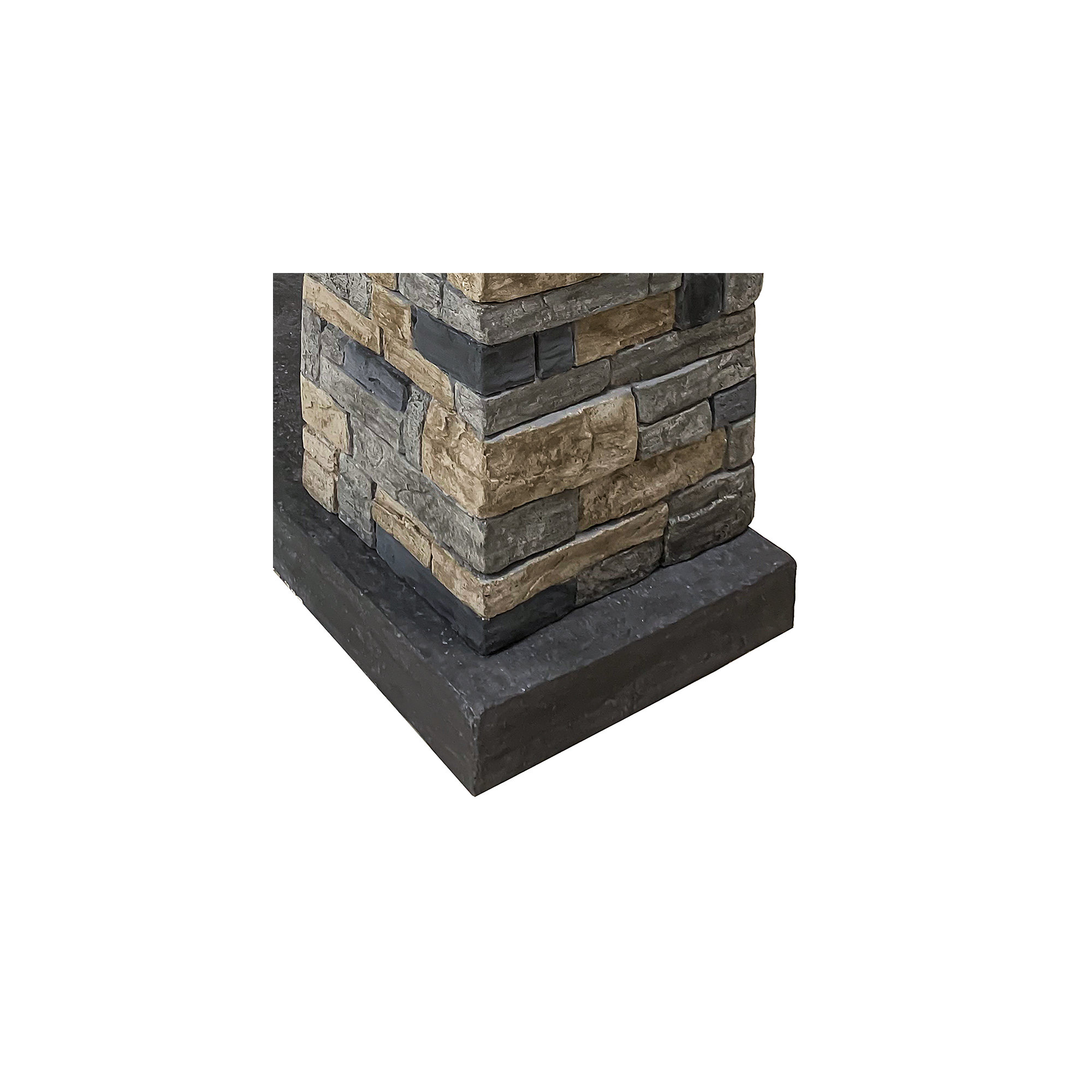 Country Living Dixson Faux Stone Brick Mantel