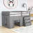 Dianira Kids Twin Loft Bed with Drawers-1550010853